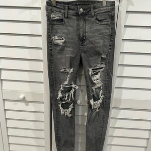 American eagle grey jeans
